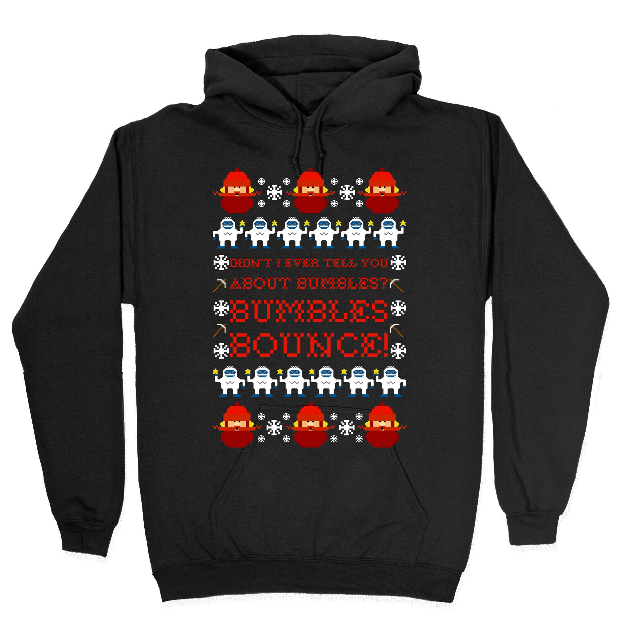 Yukon Cornelius and Bumble Ugly Sweater Hoodie